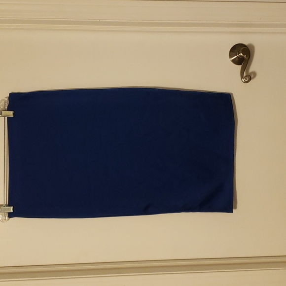 Stretchy blue pencil skirt. - Picture 3 of 6